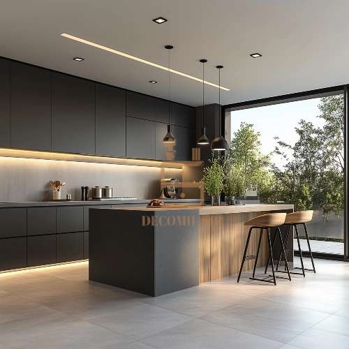 مدل کابینت آشپزخانه دو طرفه