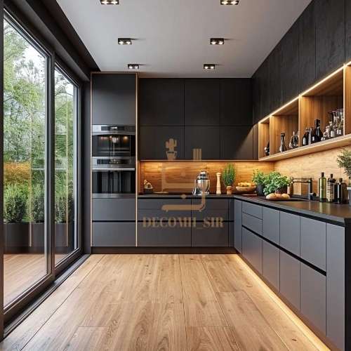مدل کابینت آشپزخانه دو طرفه