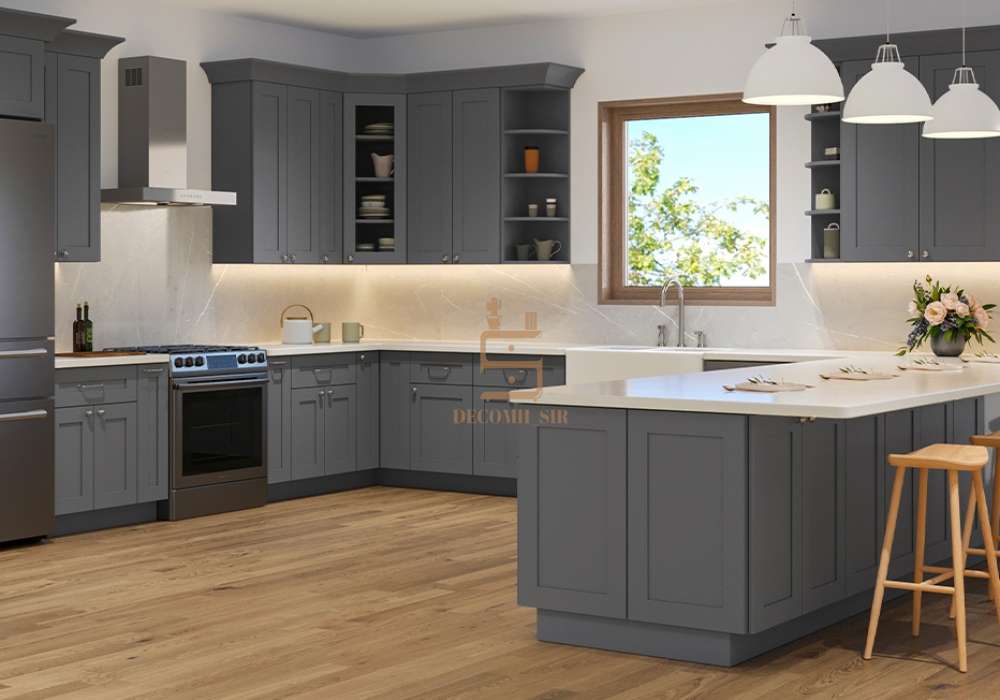 مدل کابینت آشپزخانه دو طرفه